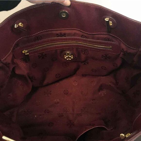 Tory Burch Designer Fleming Bryant Quilted Tote Bag Purse Handbag - Picture 5 of 8